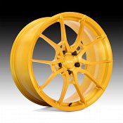 Niche Mono Kanan T112 Brushed Candy Gold Custom Wheels